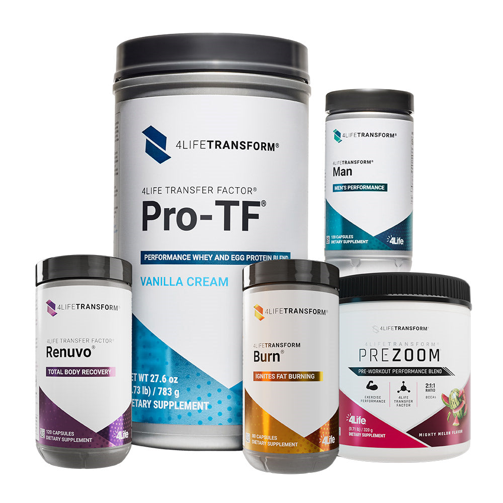 4LifeTransform Shred Pack for Men Fat Burner and Muscle Gainer, Front Image Vanilla