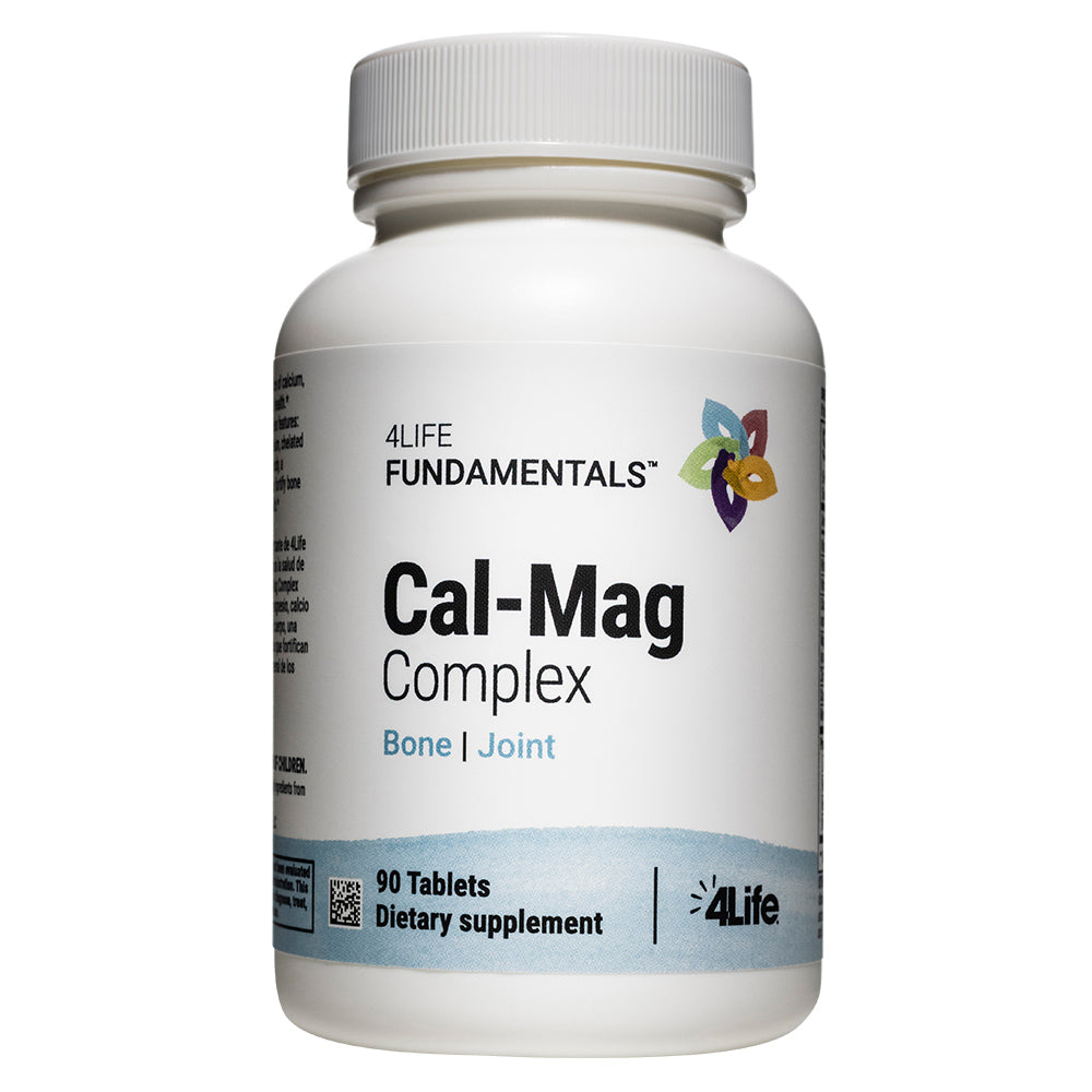 4Life Cal-Mag Complex - Supplement for Healthy and Strong Muscle, Bone, and Joint Support - Supplement with Calcium, Magnesium, Vitamin D, and Vitamin K - 90 Tablets, Front View