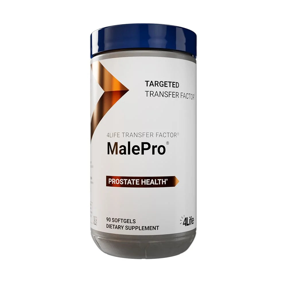 4life Transfer Factor Malepro Mens Prostate Health with Saw Palmetto, Lycopene, Isoflavones, and Broccoli Extract, Front Image