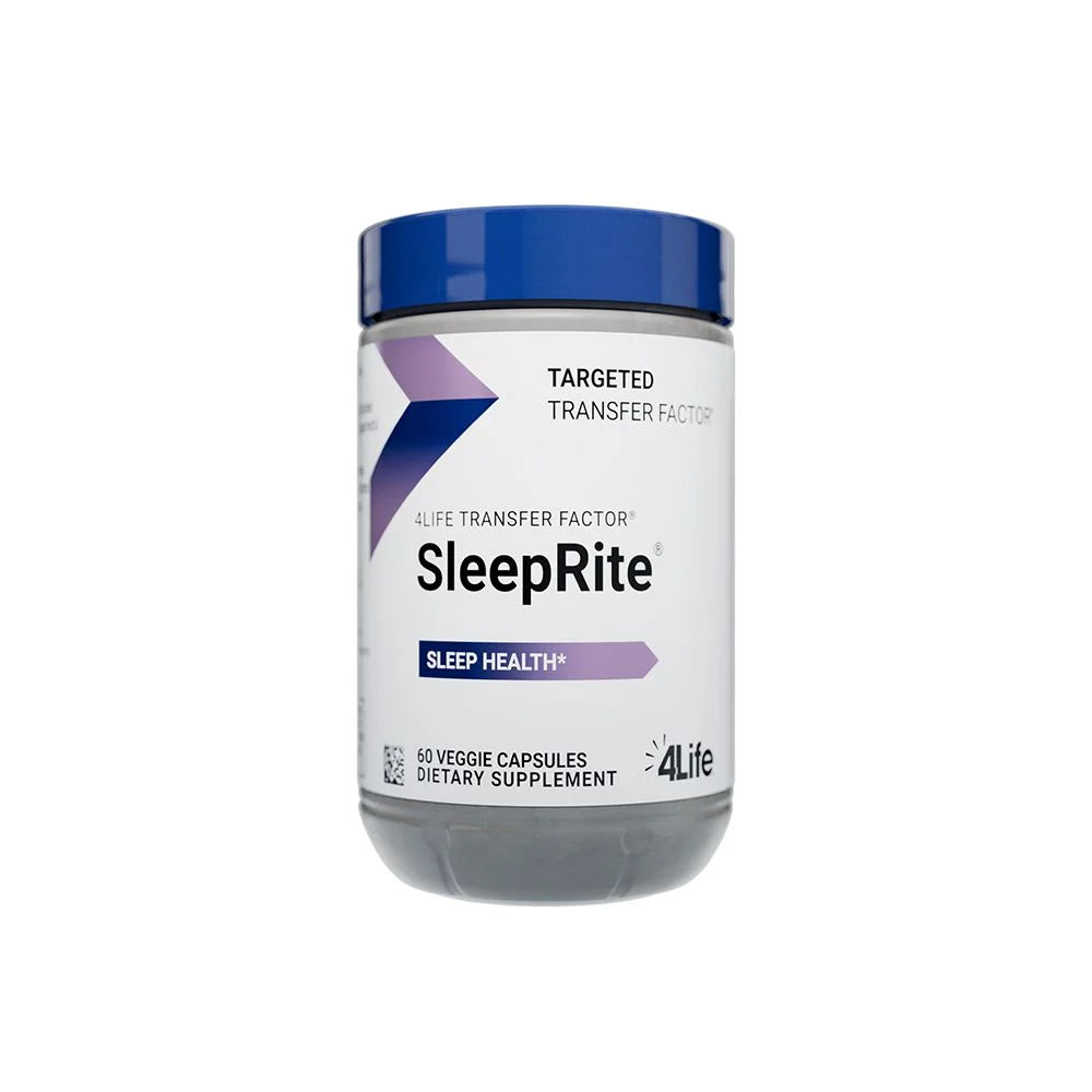 4Life Transfer Factor SleepRite - All-Natural Immune and Sleep Support with GABA and melatonin - 60 Capsules, Front Image