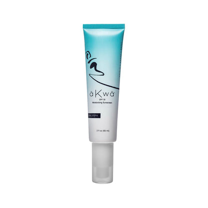 4life Transfer Factor aKwa Korean Skincare SPF 30 Moisturizing Sunscreen for Face with Zinc Oxide, Hydroxyapatite, and Homosolate, Front View
