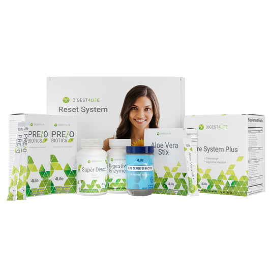 4life Digestive Reset System 10 Day Cleanse for Gut Cleansing and Liver Detox, Front Image